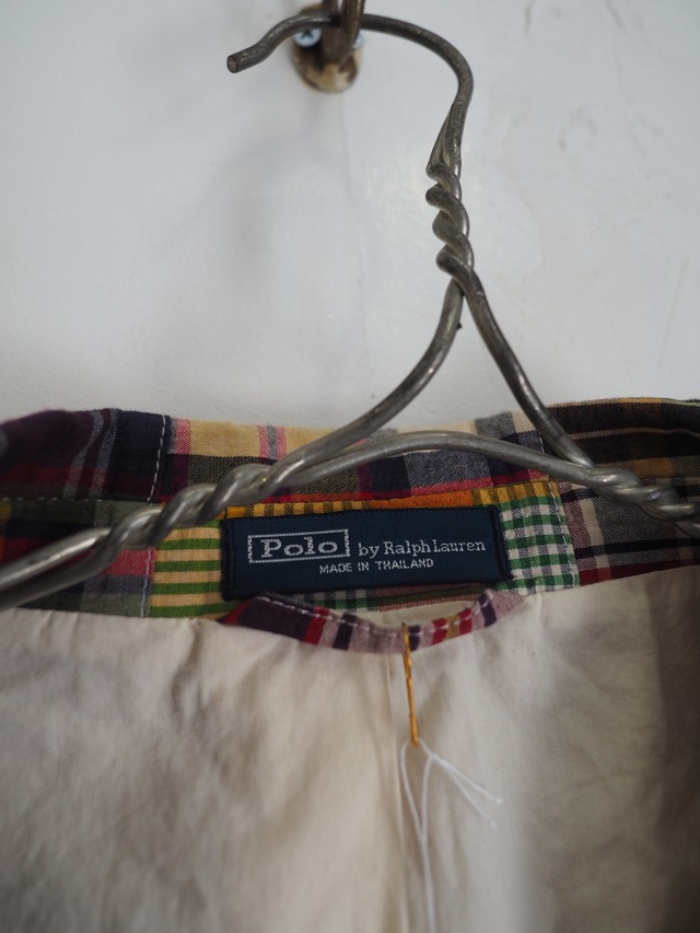 1990’s Ralph Lauren Madras Patchwork Jacket