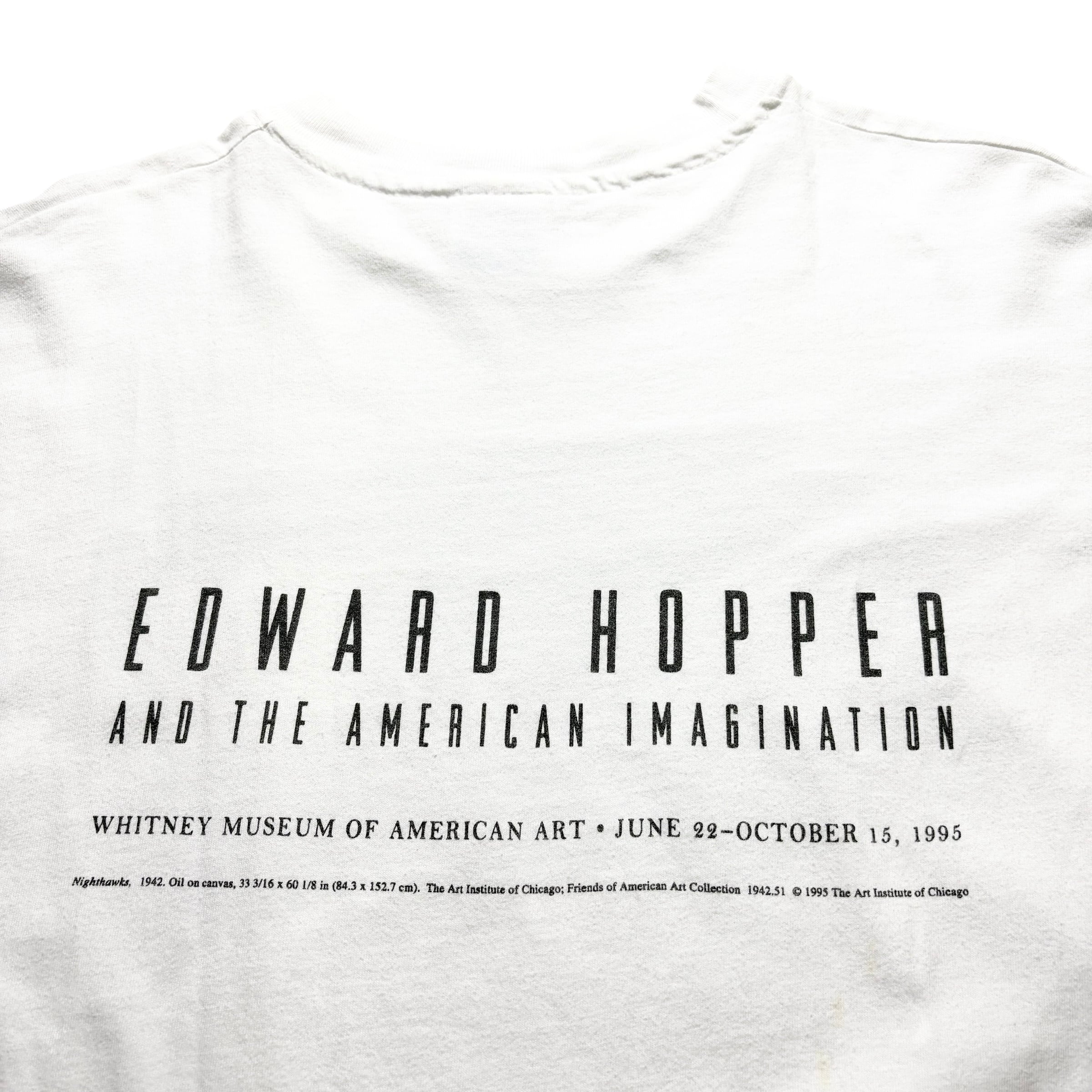 vintage 1995's EDWARD HOPPER art tee “Nighthawks” | NOIR ONLINE