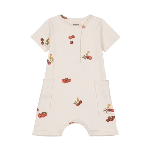 Studio Boheme Paris - JUMPSUIT AIMÉ / OFF WHITE - TOMATO