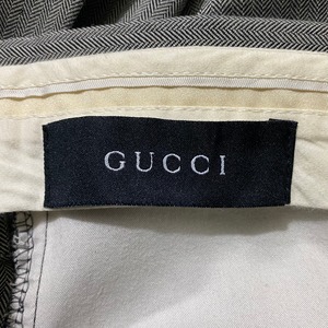 GUCCI light gray color wool slacks