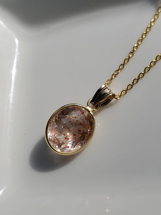 ブルートパーズの925silverシンプルネックレス 送料無料