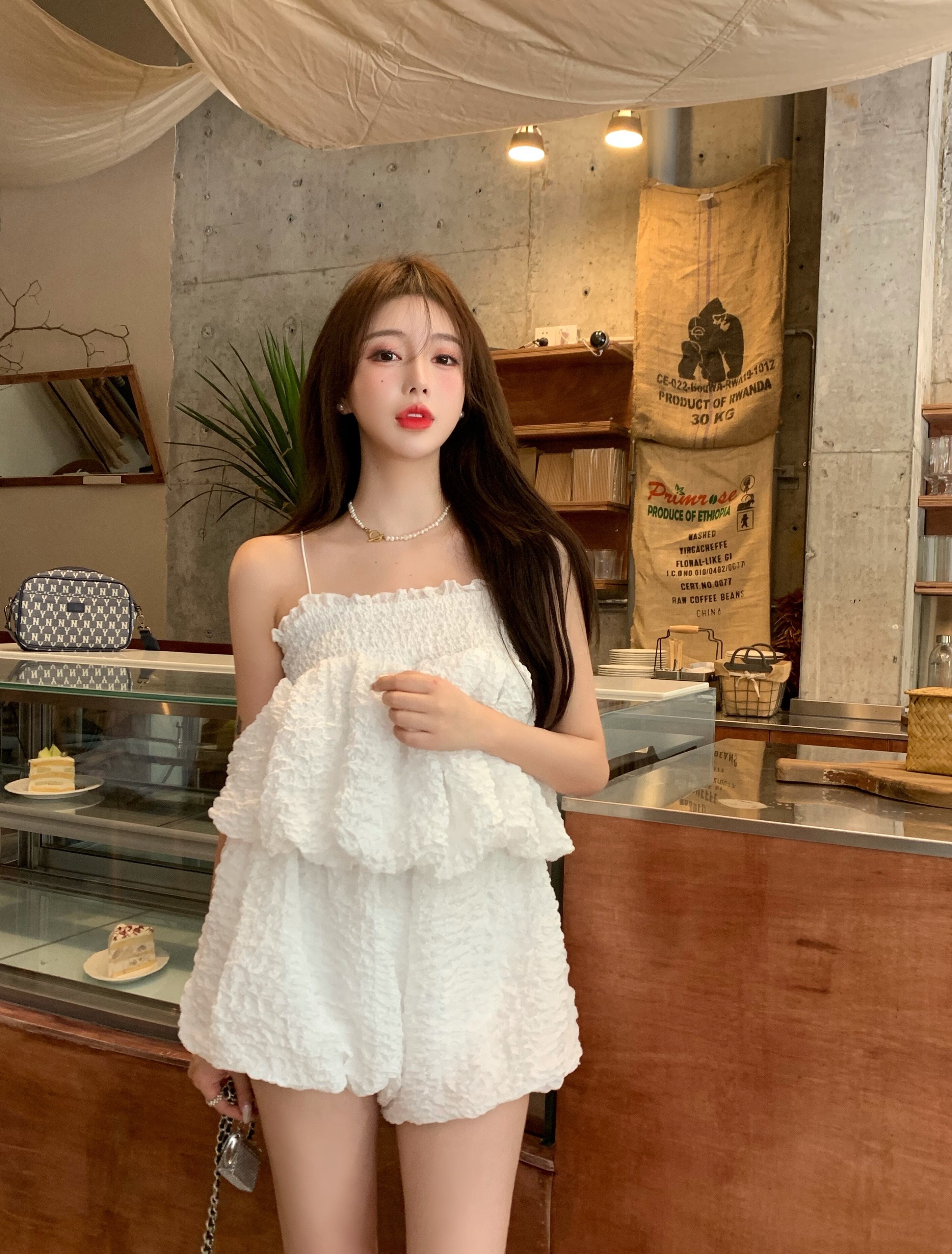 トップス サマーショートスタイルジャケット 大人ガーリー スウィート キュート カジュアル 夏物 ブラックストロベリース9878147535