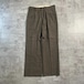 90s BALENCIAGA stripe brown slacks