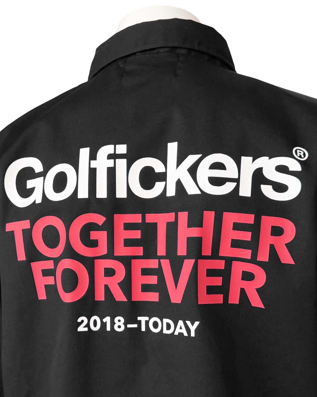 HOLE 643] 8th Anniv. Coach Jacket -Black- ☆予約商品 | Golfickers