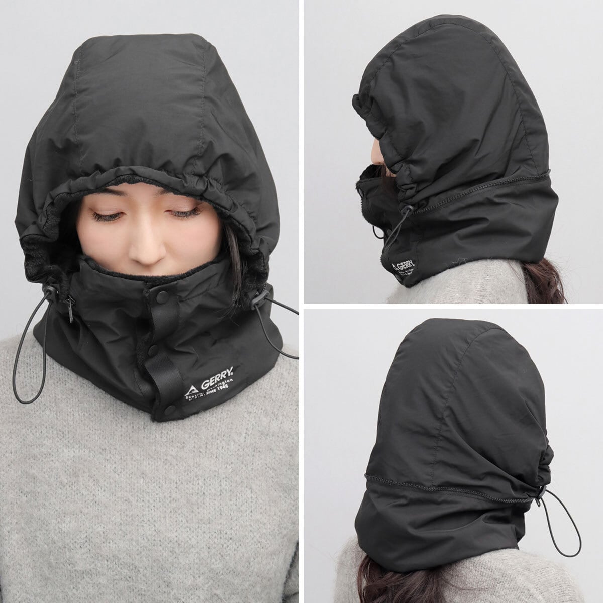 YMM-208 GERRY ジェリー タフタ 2WAY フロントスナップ フードネック