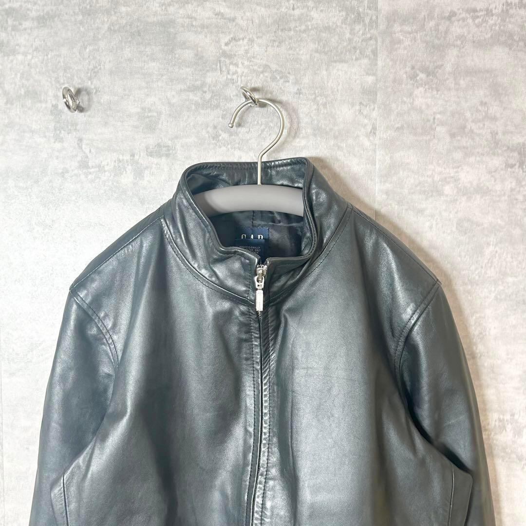 希少】オールドギャップ 90s レザージャケット シングル 牛革 希少】オールドギャップ 90s レザージャケット シングル 牛革