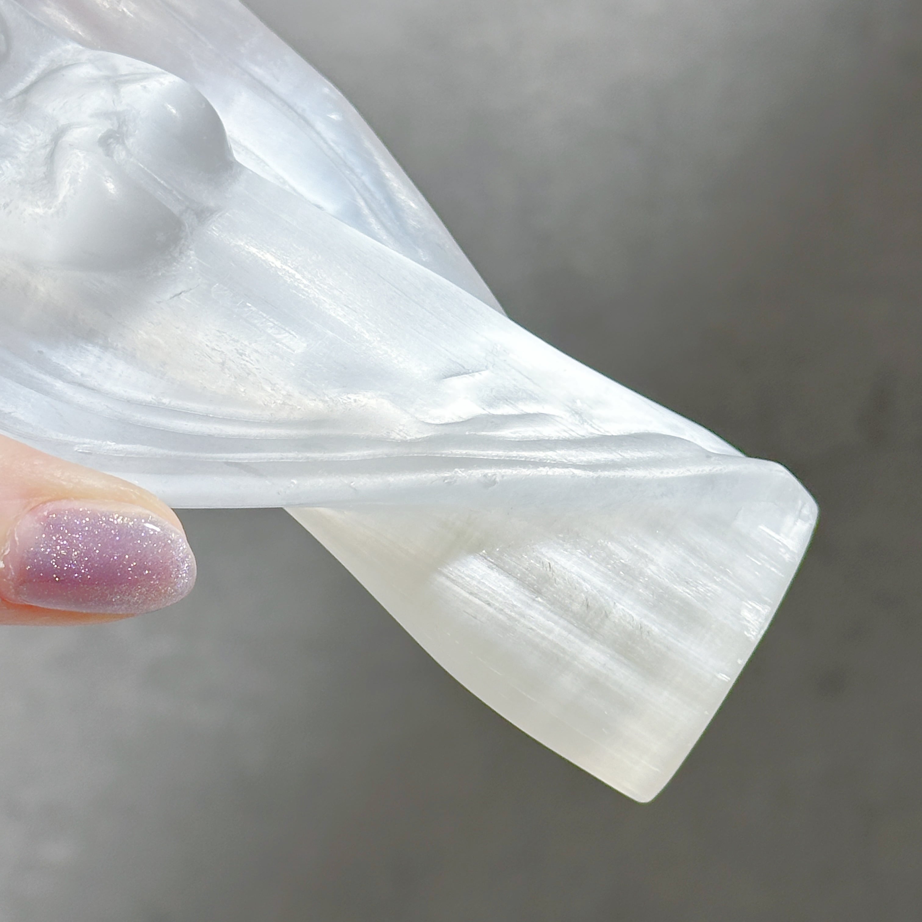 セレナイトのマリア像11◇ Selenite ◇天然石・鉱物・パワーストーン