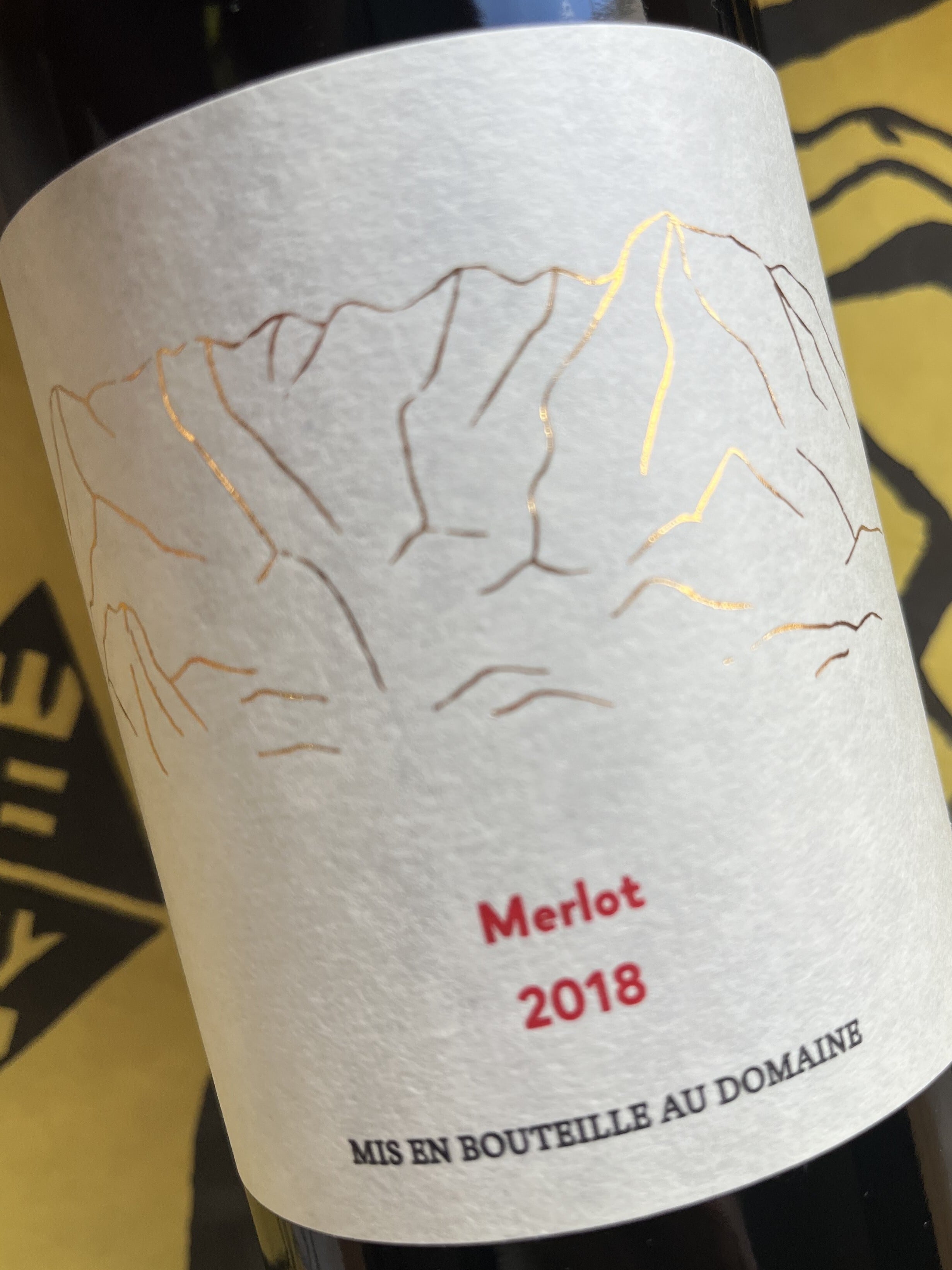 メルロー 2018　胎内高原ワイナリー　赤ワイン