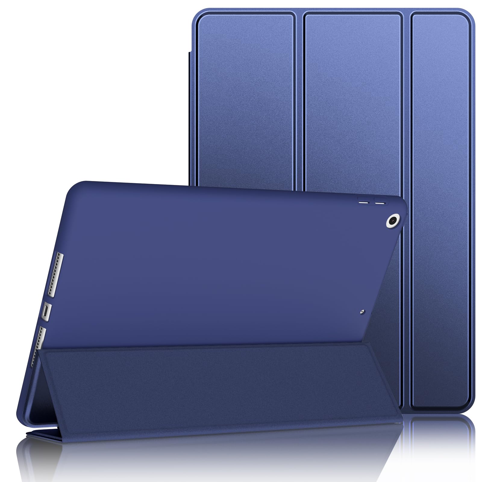 iPad 9世代 ケース 10.2インチ PUレーザー 開閉式 三つ折り スタンド マグネット オートスリープ 指紋防止 耐衝撃 軽量 落下防止 精密設計 着脱簡単 薄型 軽量 傷防止 耐衝撃 第9世代/第8世代/第7世代 ケース