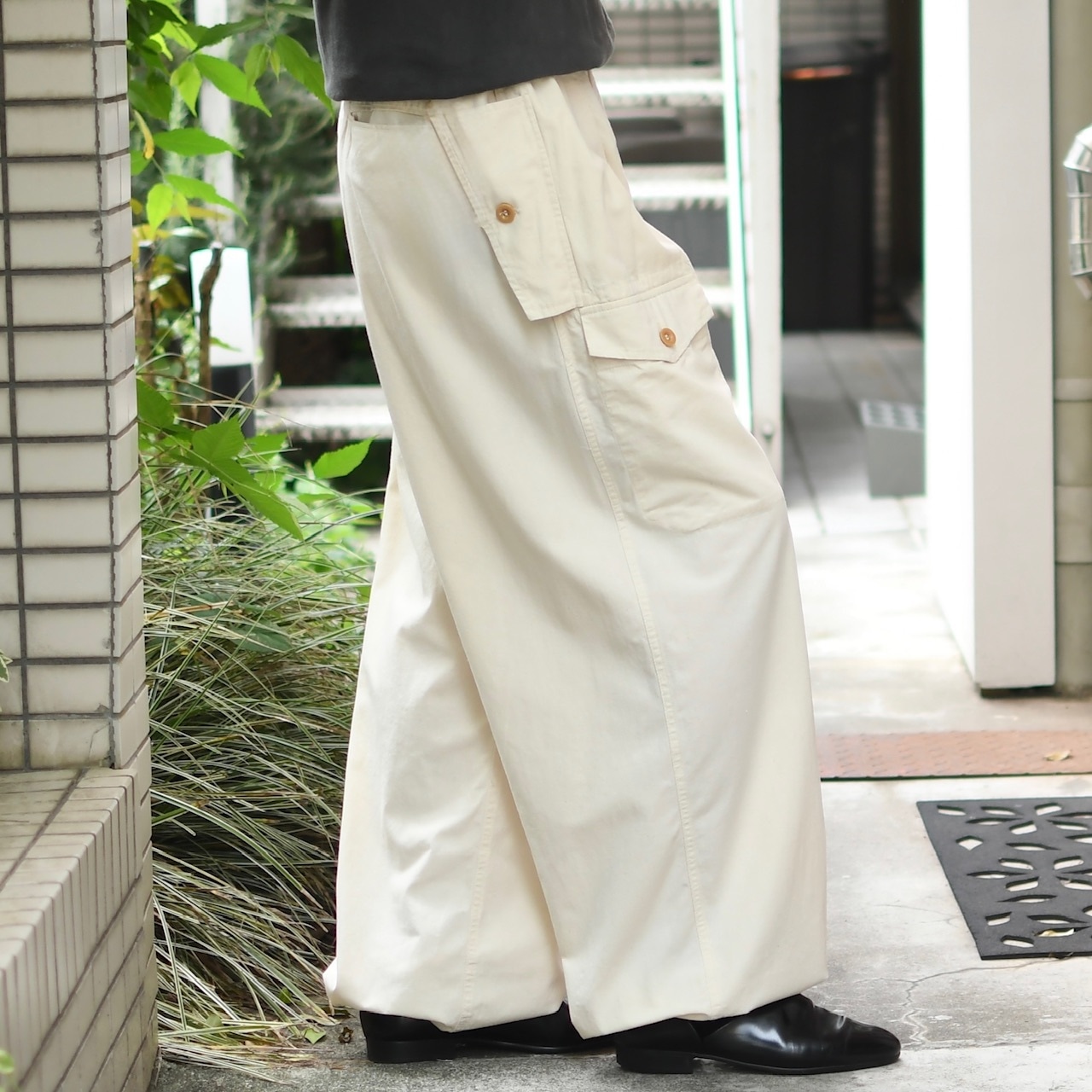 reproduct 50's French army alpine snow camo pants