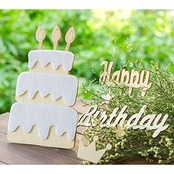 Oaec 月齢フォト 天然木製 マンスリーカード 43枚セット ベビーマンスリーカッド 長持ち ニューボーンフォト 小物 月齢カード 寝相アート 写真道具 撮影アイテム 記念日フォト 新生児 成長記録に 赤ちゃん 出産祝い 男の子 女の子 再利用可能 (ケーキ-43枚)