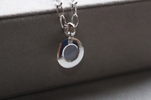 blue echo / blue moon stone necklace