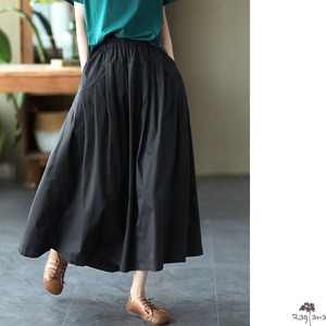 タック入り Aラインスカート M 3col 11348