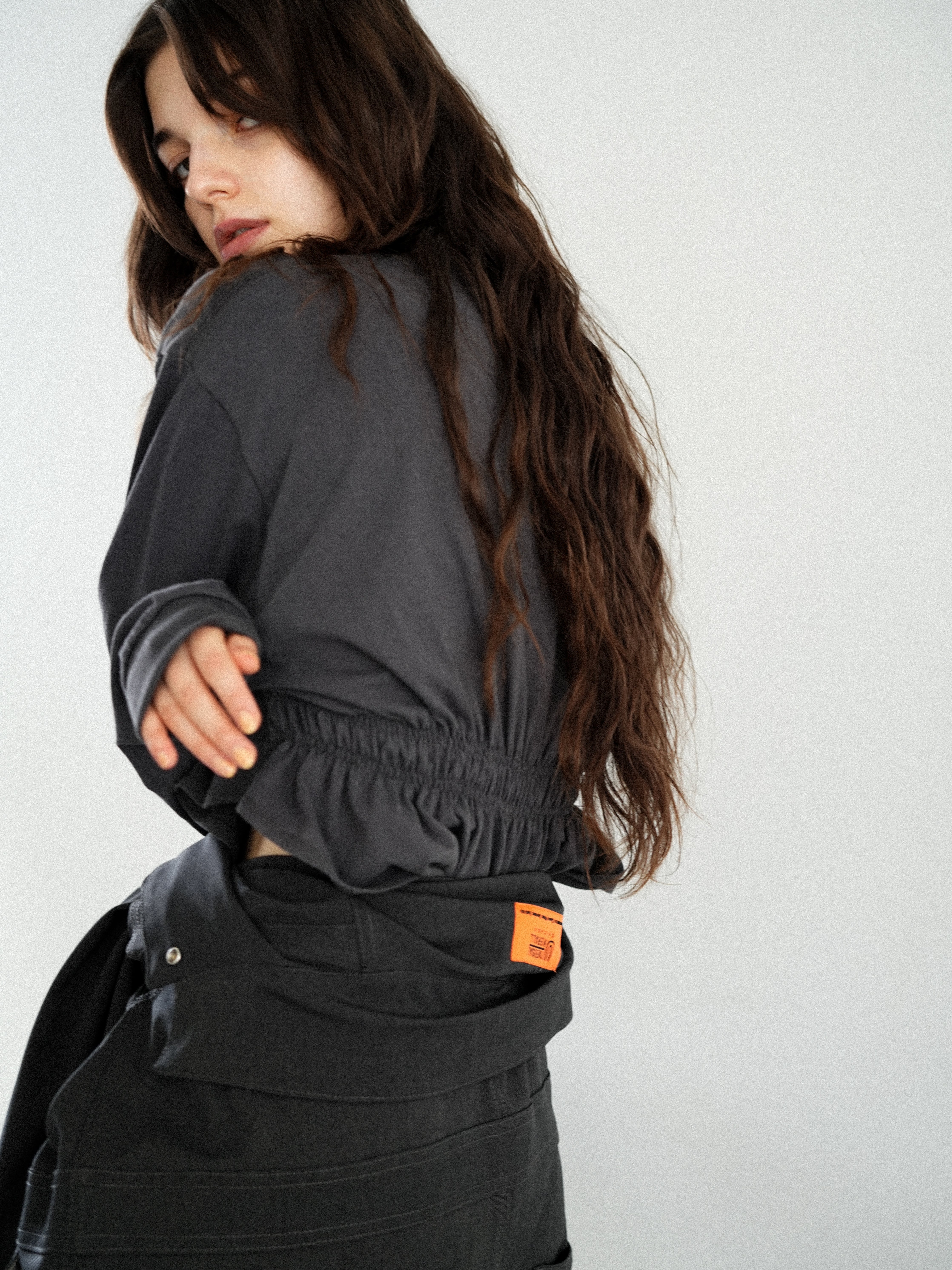 UNIVERSAL OVERALL×Katrin TOKYO】back shirring body suit | Katrin TOKYO