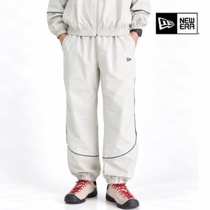 NEW ERA ニューエラ オーバーサイズド パイピング トラックパンツ ストーン 15135419 メンズ レディース ジャージ パンツ セットアップ