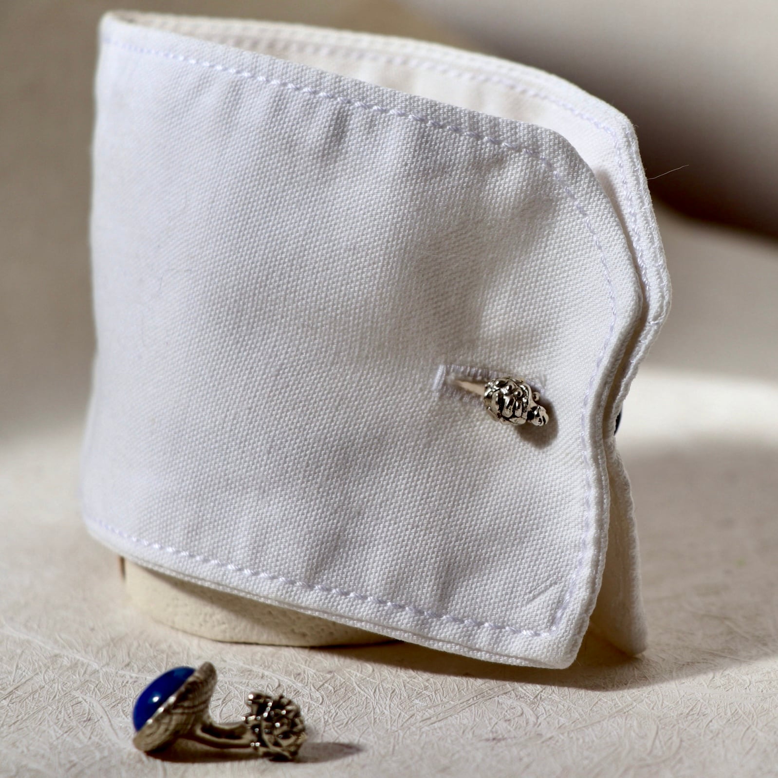 Lapis Lazuli & Turtle cufflinks・ラピスラズリと亀カフリンクス