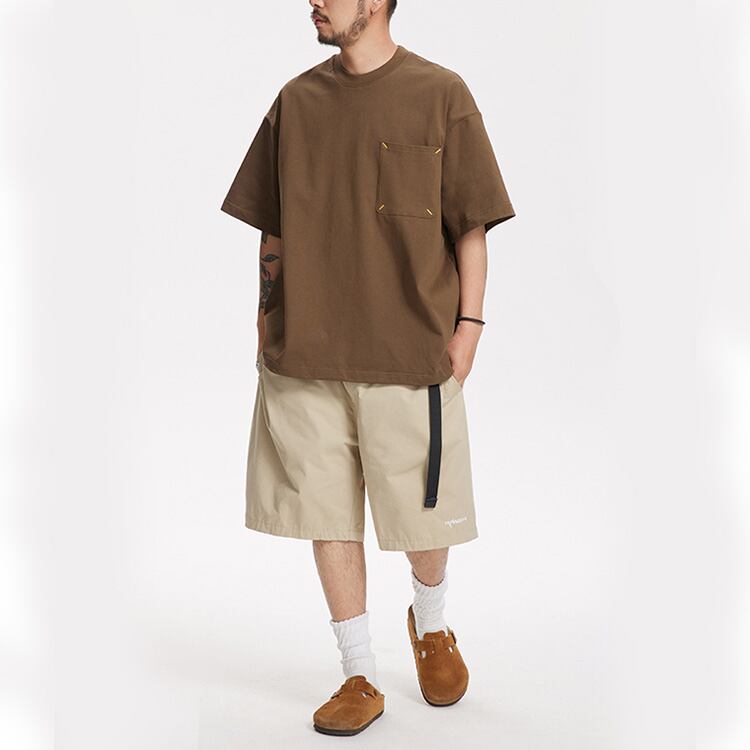 ★POCKET ROUND NECK HALF SLEEVE T　　　A0612