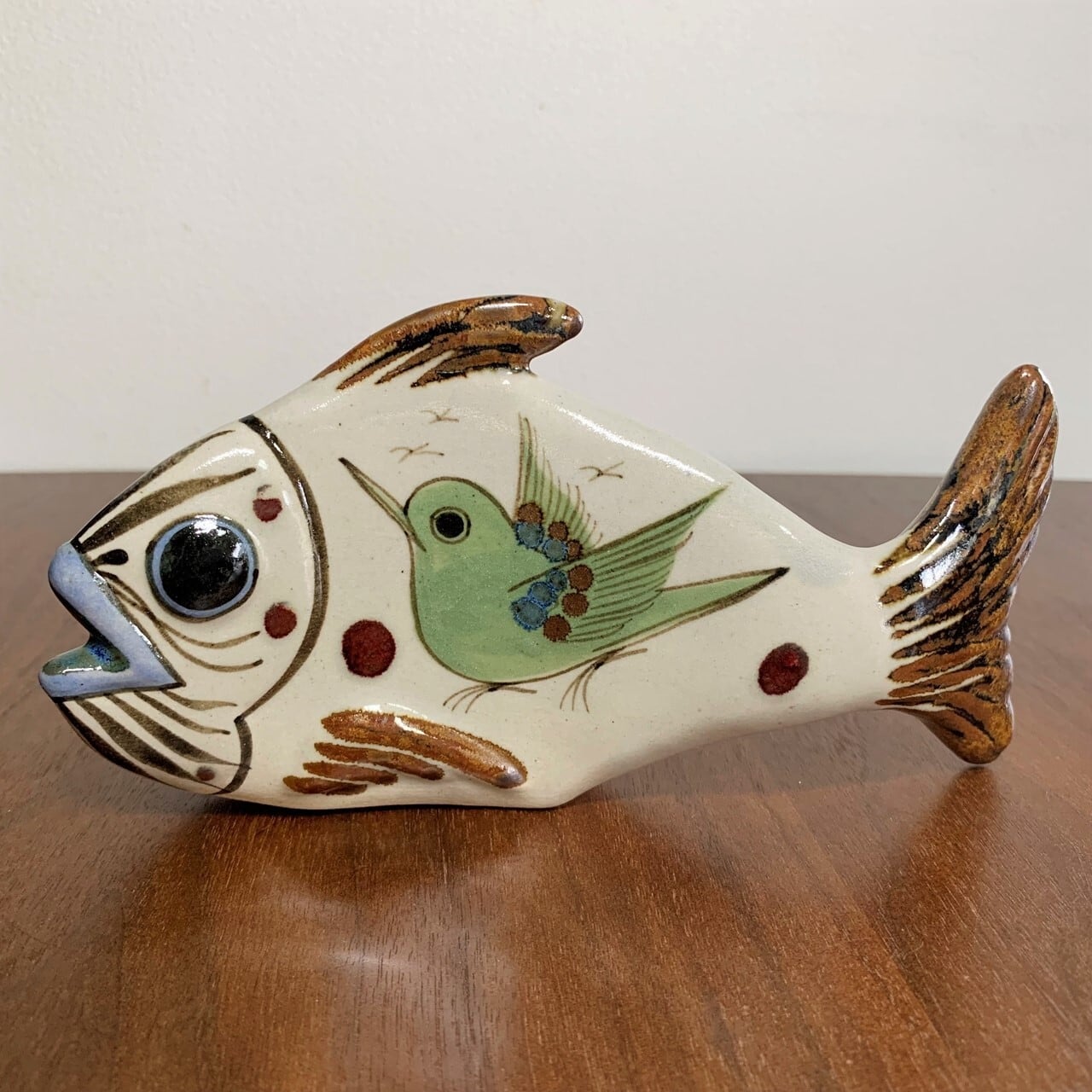 エル・パロマール メキシコ 魚 陶器のオブジェ / El Palomar Mexico Vintage Fish Figurine