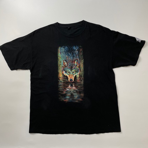 90's S/S art wolf Tshirts