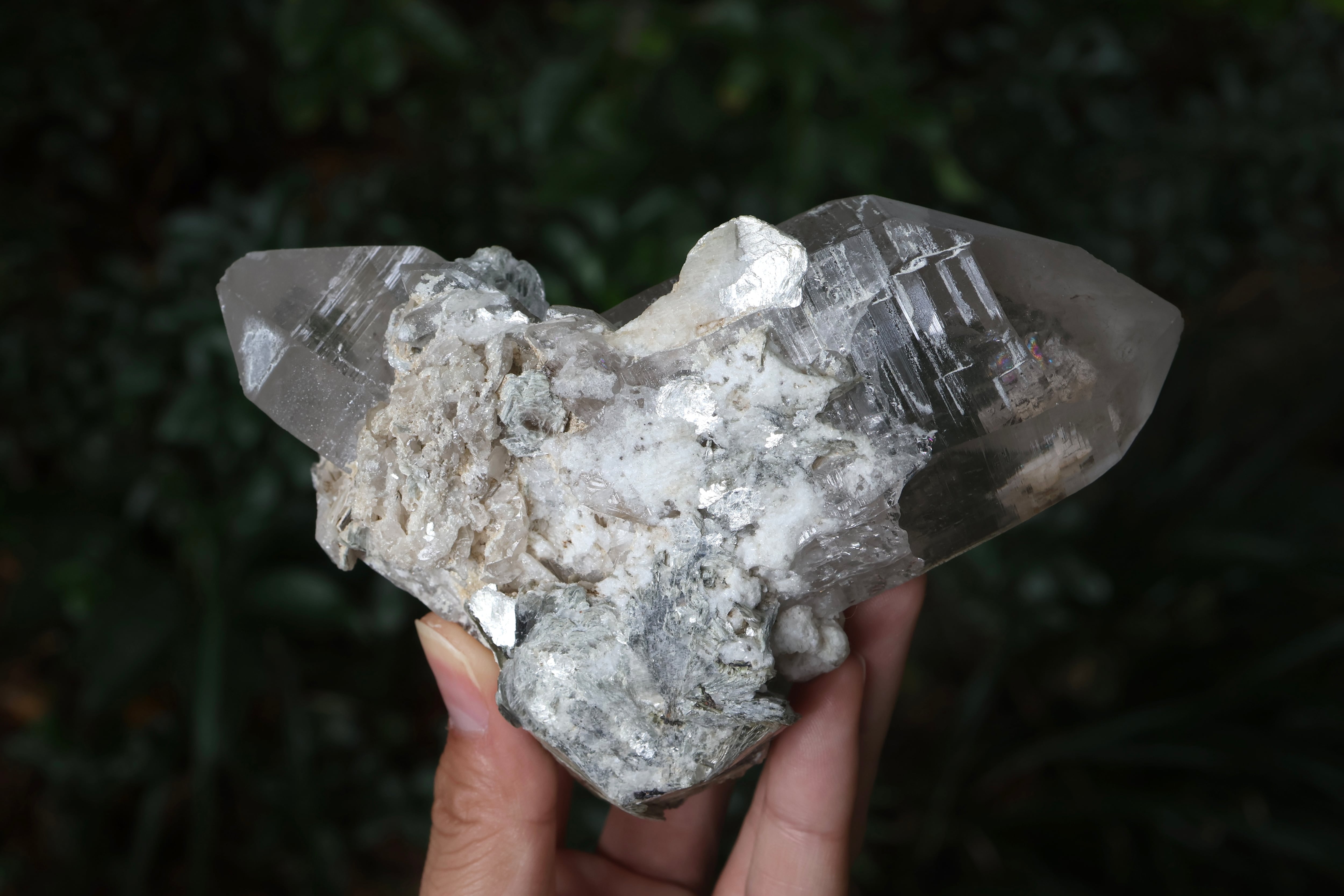 ヒマラヤ水晶 タプレジュン産 虹入り DT | 石垣島の夜光貝アクセサリー