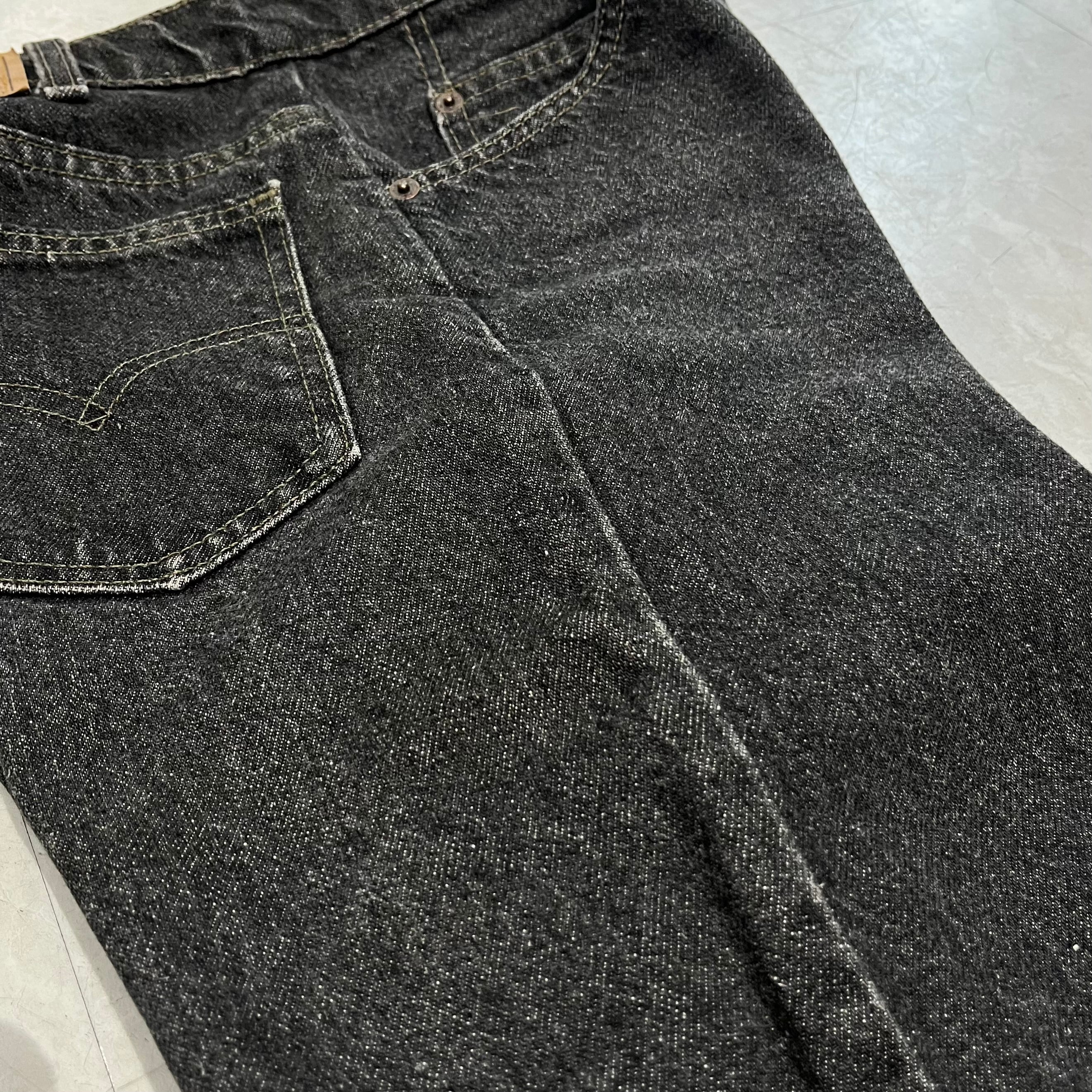 90s Levi's 517 Denim Pants Black 90年代 リーバイス 517 先染め