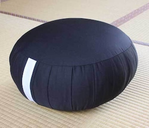 座禅布団 黒綿布 径36cm 日本製