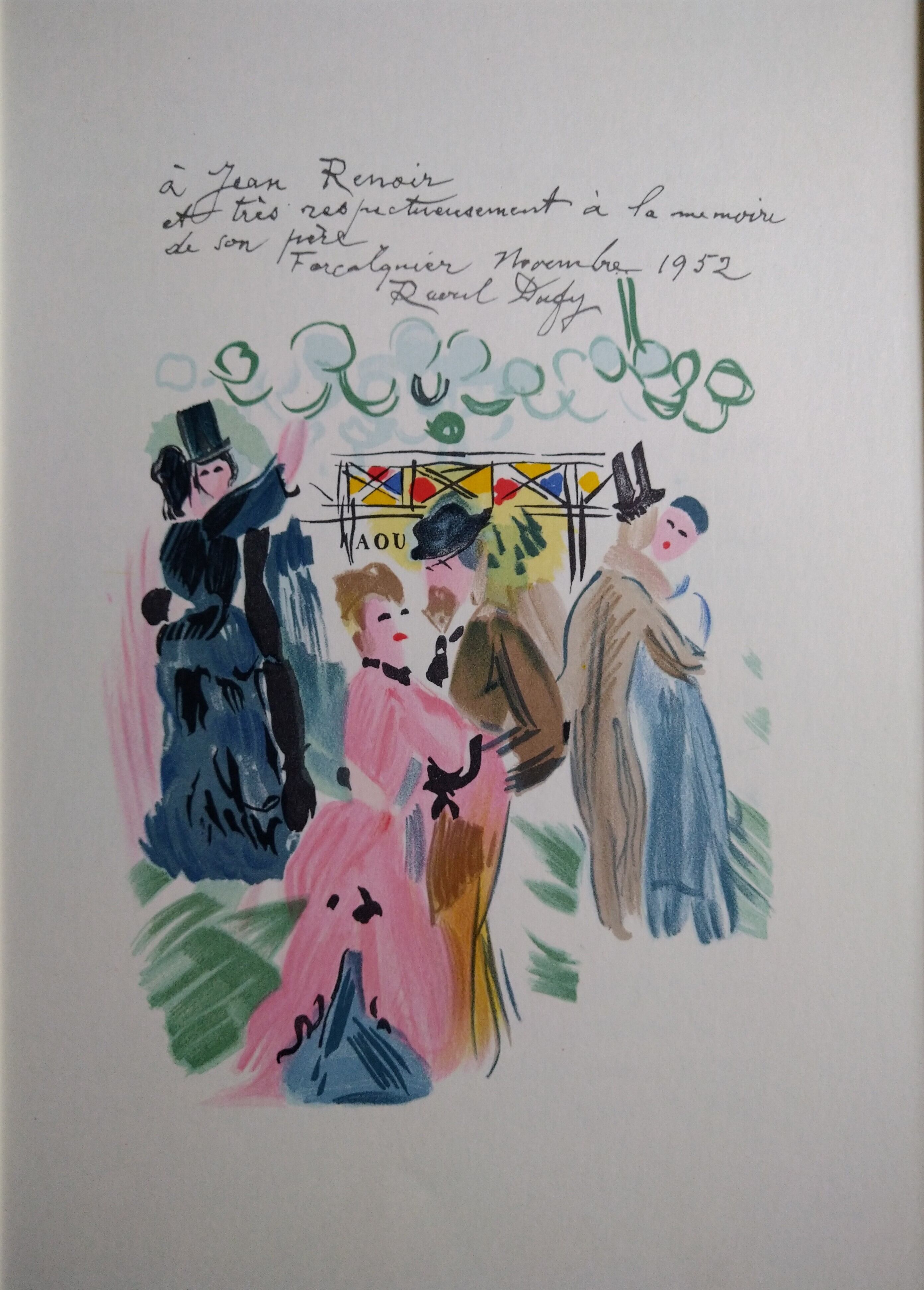 rdラウル・デュフィのリトグラフ本物保証