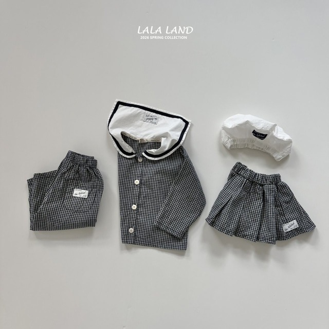 【即納】sailor pleats skirt/lalaland
