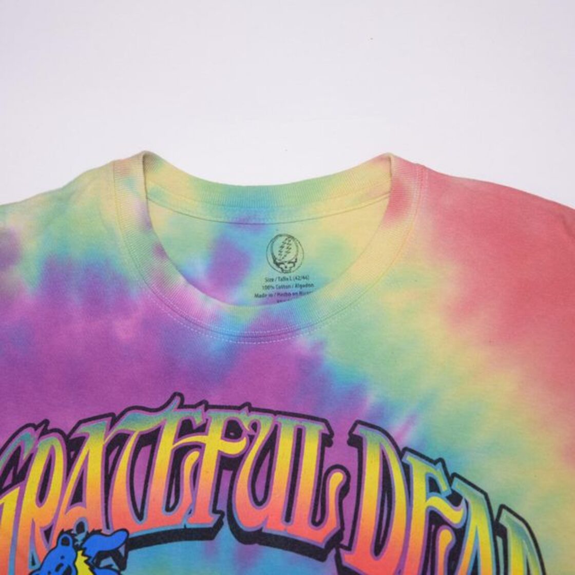 グレイトフル・デッド Grateful Dead バンド Tシャツ タイダイ柄 バンT 
