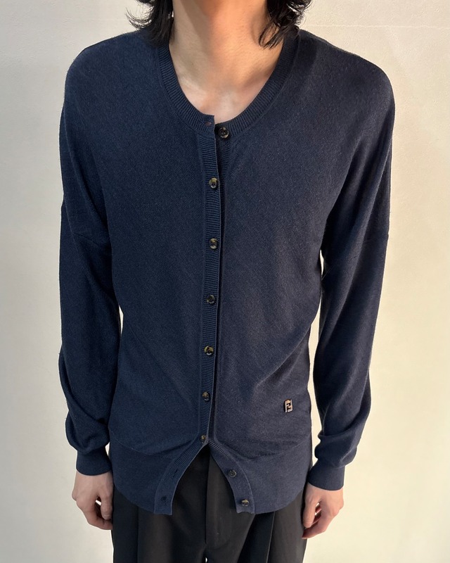【FENDI】crew-neck cardigan