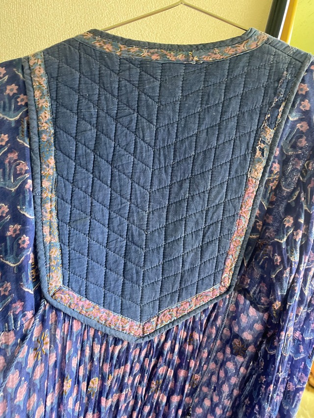 70s VINTAGE "starina" Indian Cotton Dress