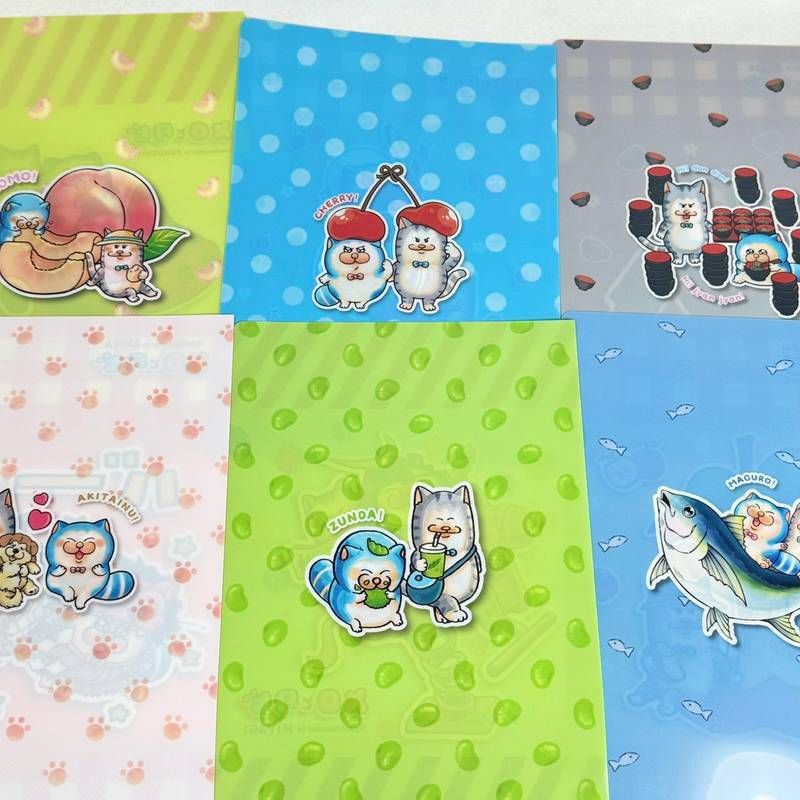 メロとタビ 山形 クリアファイル | TORCH-Online Shop-