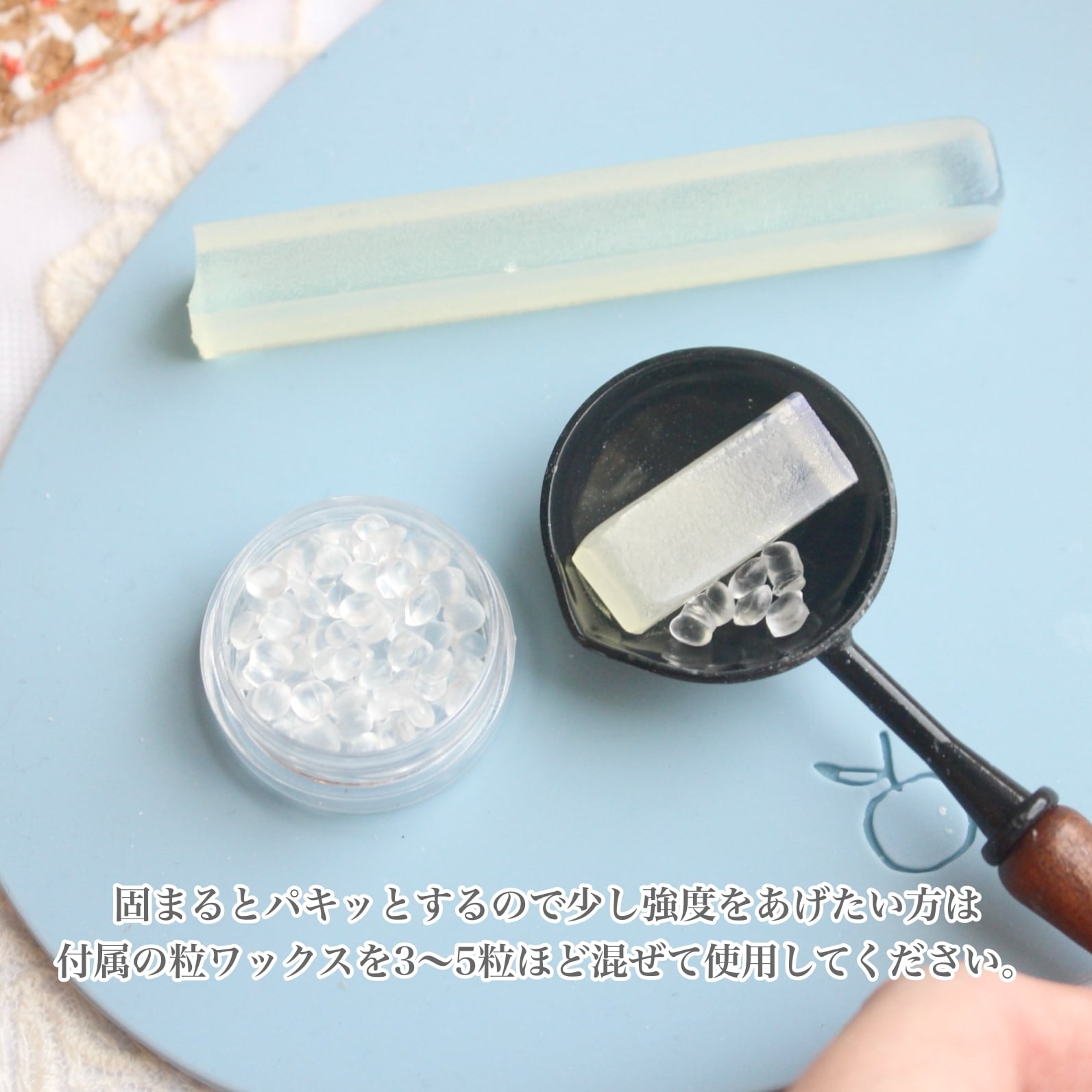 炉でも溶かせる】Sealing wax │ Clear stick | シーリングスタンプ