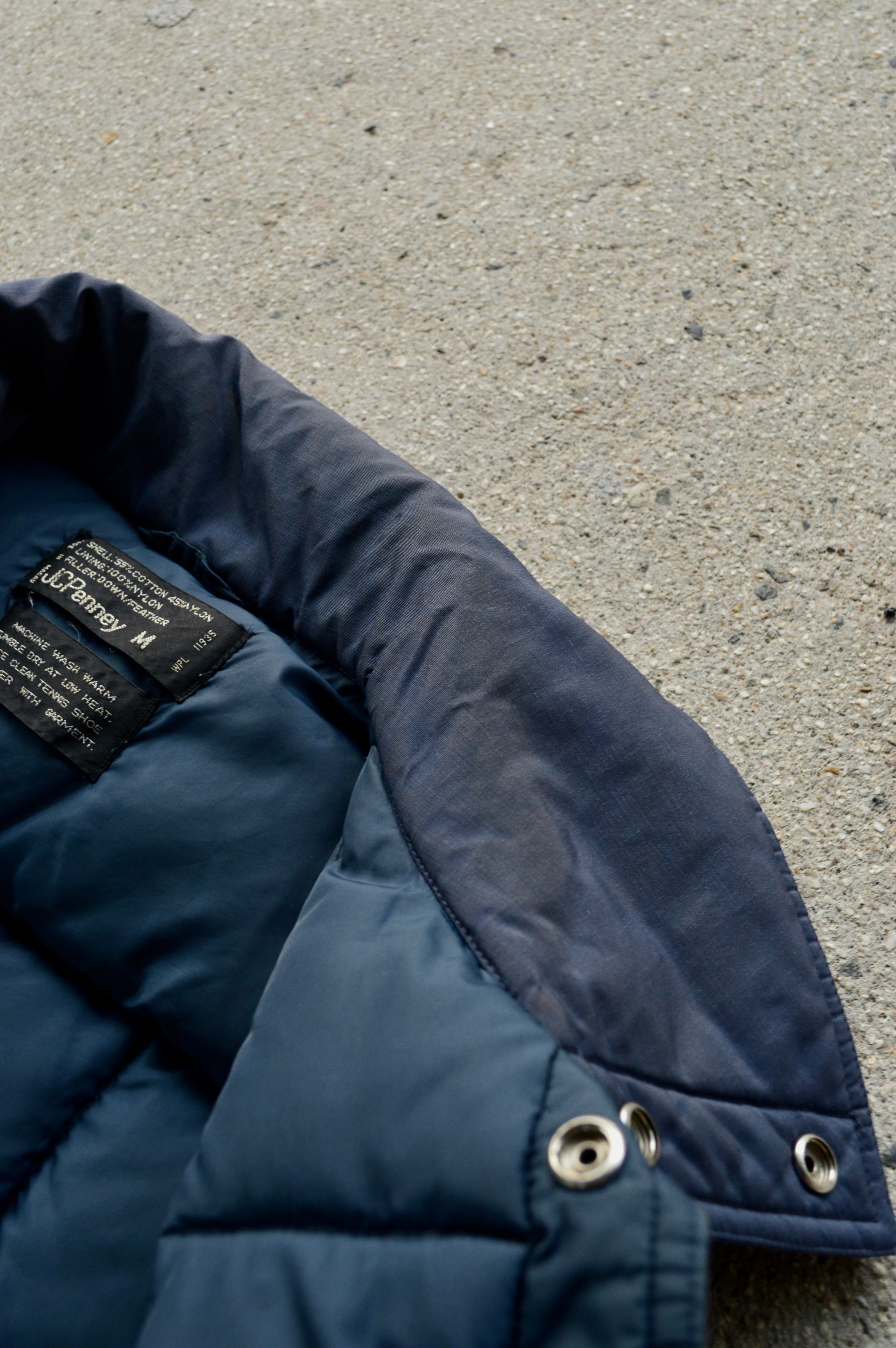 JCPenney 1970's High Neck Down Vest JCペニー 70s ダウンベスト | UOOP