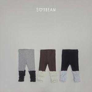 【ﾉﾍﾞﾙﾃｨ＆送料無料】Dot Leg Warmer Leggings / soy bean