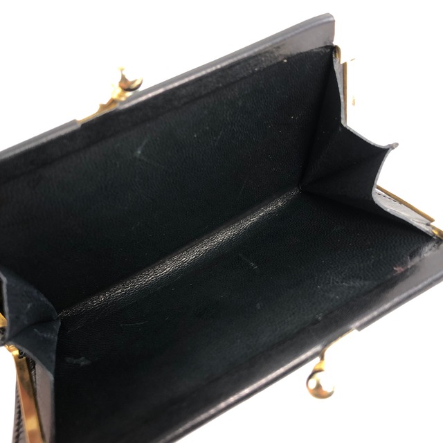 CELINE セリーヌ 馬車 ホースキャリッジ 財布 ブラック ジャガード vintage ヴィンテージ オールド kddf3y