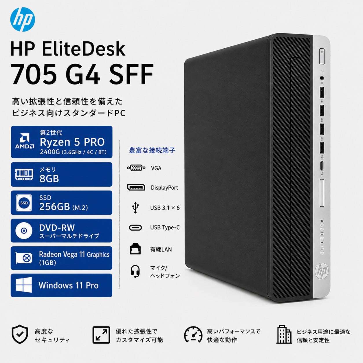 Windows11 第9世代CPU搭載 高速SSD使用 ☆ NEC Mate MRM29L-5 Core i3