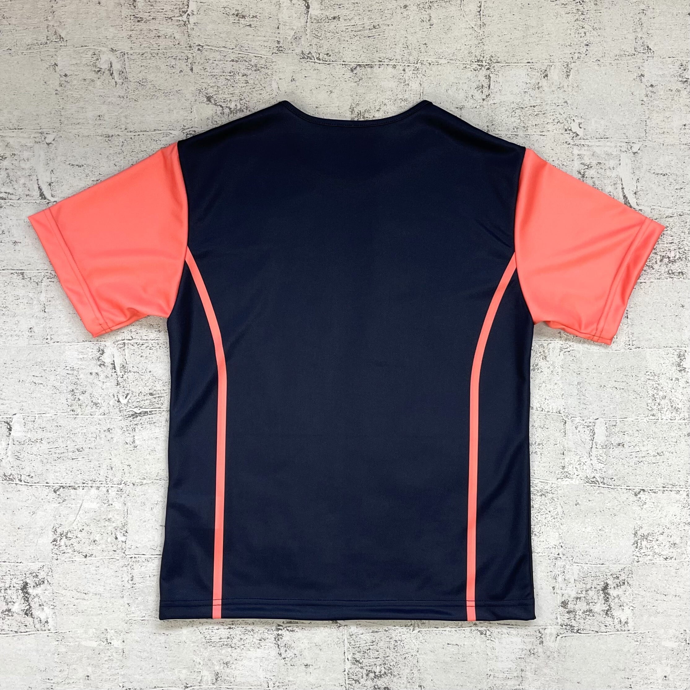 ジュニア 女子 ゲームシャツ 25JLSA【navy × coral orange】