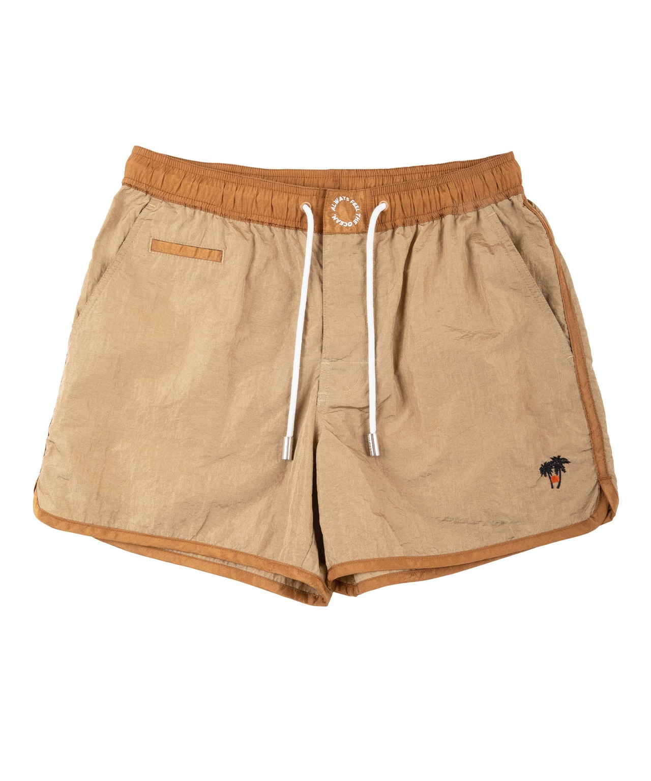 【SUNS】PIPING SATIN BOARDSHORTS［RSW075］