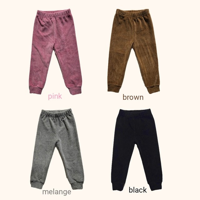 【取寄】bymimi｜day jogger pants｜デイジョガーパンツ｜S-JM｜kids&jr｜25 winter