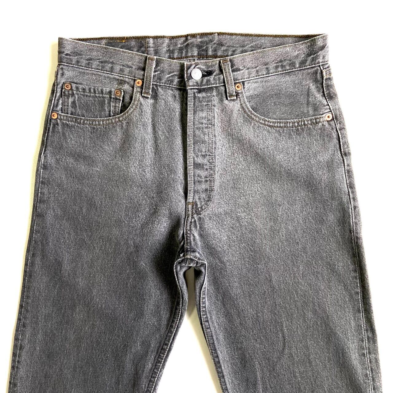 90年代 USA製 リーバイス 501 ストレート ブラックデニムパンツ メンズ
