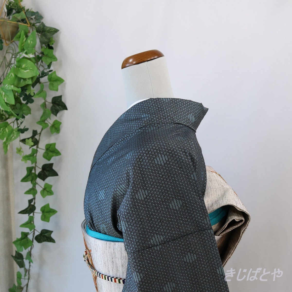 値下げ交渉OK！紬・小紋等にピッタリ！生紬のなごや帯（正絹）S539 優し