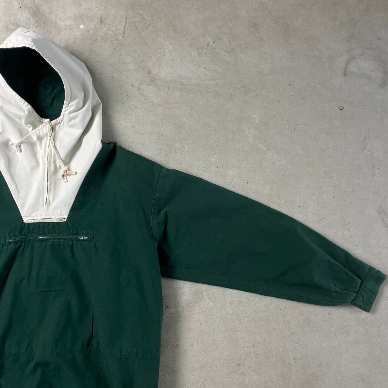 90年代 J.CREW Jクルー コットンアノラックパーカー ツートンカラー 
