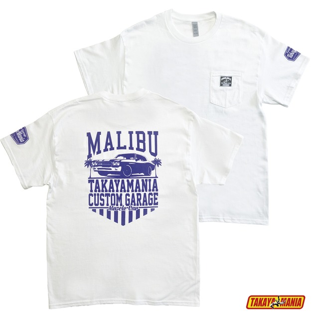 TAKAYAMANIA MALIBU ポケットTシャツ