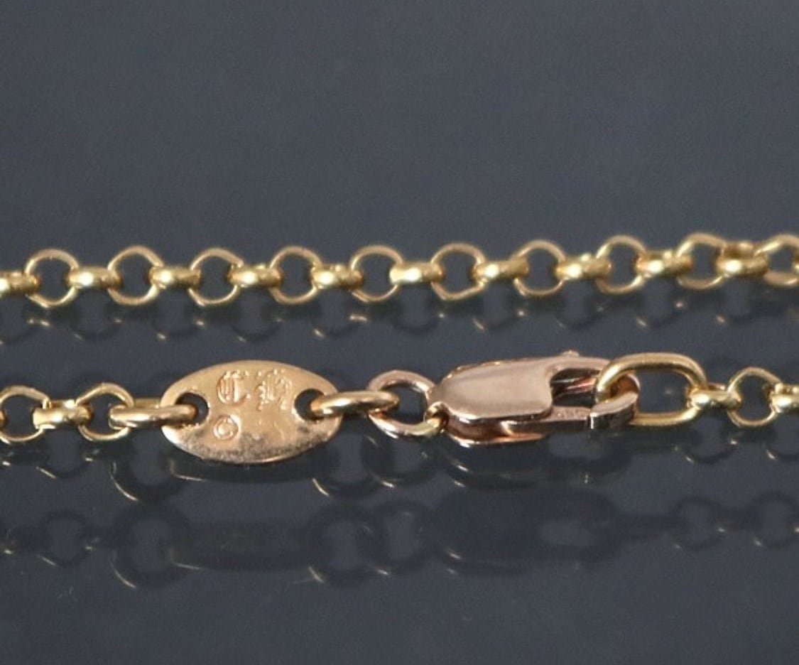 クロムハーツ フォティ マハリア ネックレス（純正ロールチェーンセット） CHROME HEARTS クロムハーツ 22K ロールチェーン フォティ マハリア