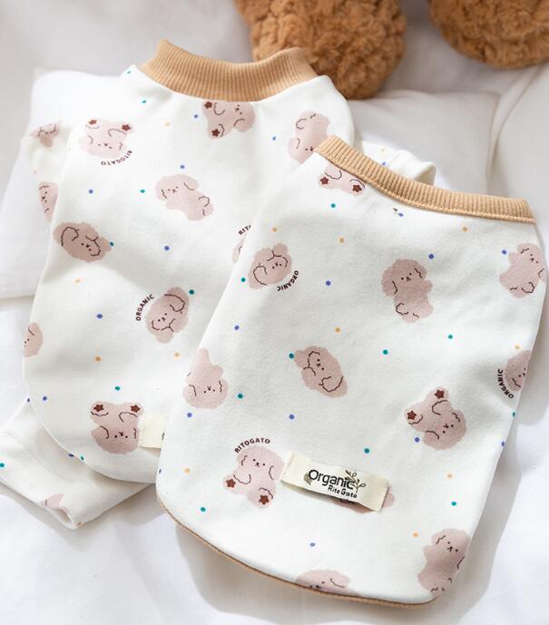 おすすめ☞《予約》№2101570 たくさんプードル トップス&ロンパース