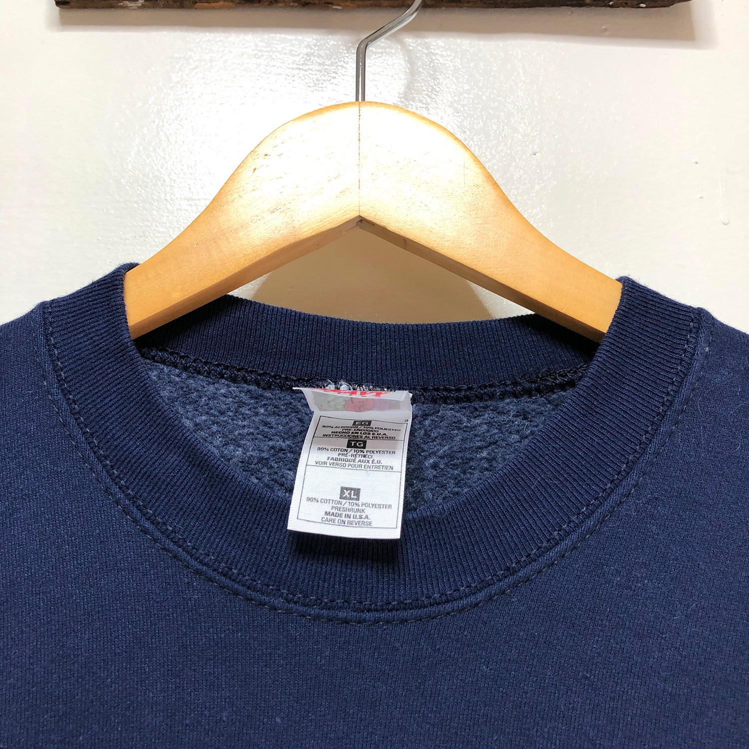 90S USA製 ヴィンテージ スウェット トレーナー 刺繍 バーモント大学 カレッジ オーバーサイズ XL