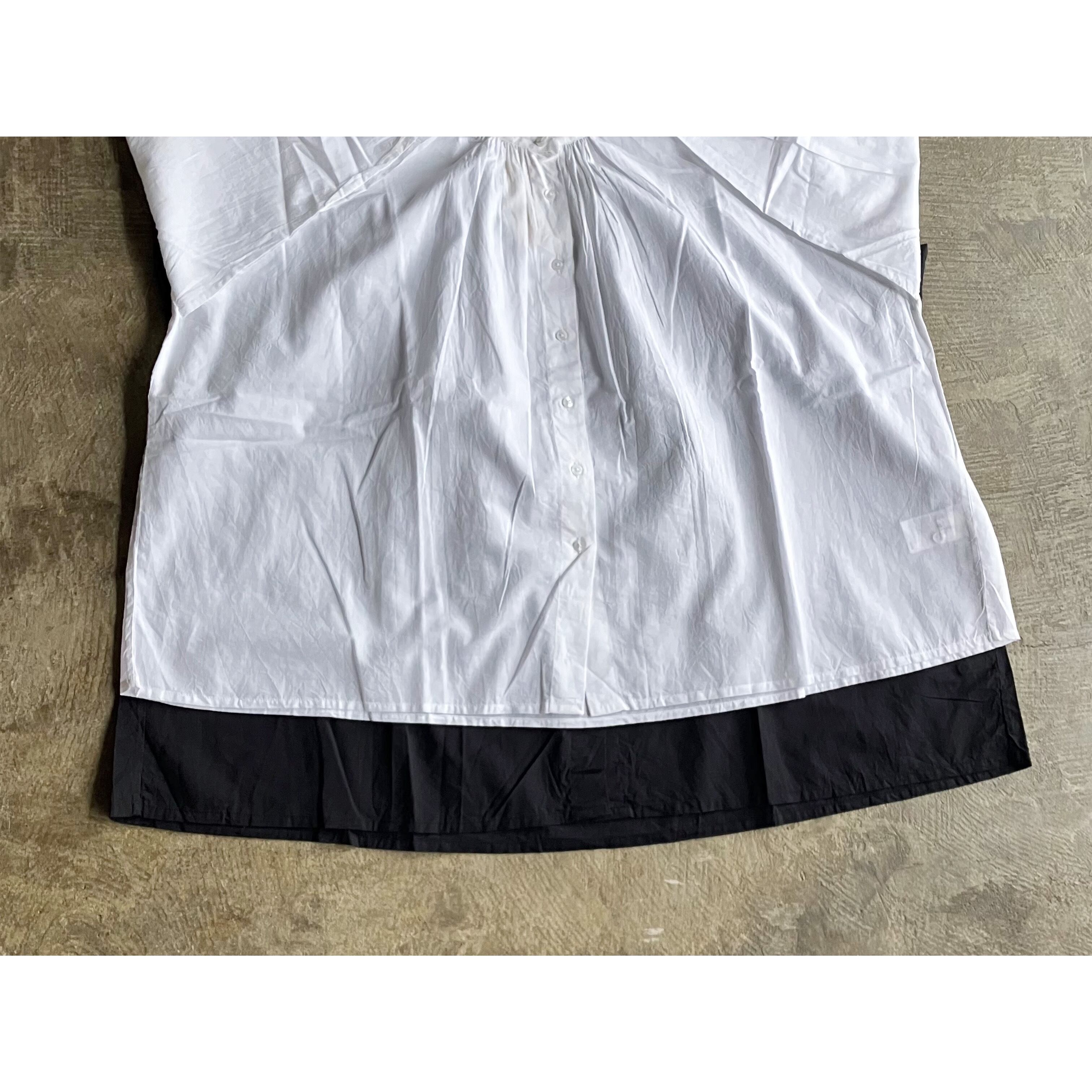 トップス SOIL CAMBRIC FRILL COLLAR SHIRT SOIL 60'S cambric Frill collar shirt（3color）