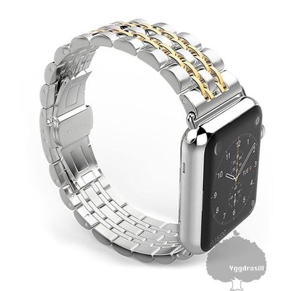 44mm  銀 apple watch メタル ステンレスベルト カスタム 金属