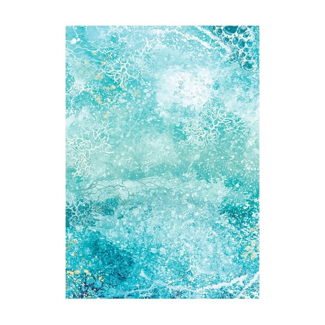 Stamperia Selection 8 Rice paper A6 backgrounds - Songs of the Sea　ライスペーパー8枚セット　DFSAK6010【Stamperia（スタンぺリア）】[ST-108p]